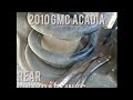 2010 GMC Acadia rear sway bar link replacement