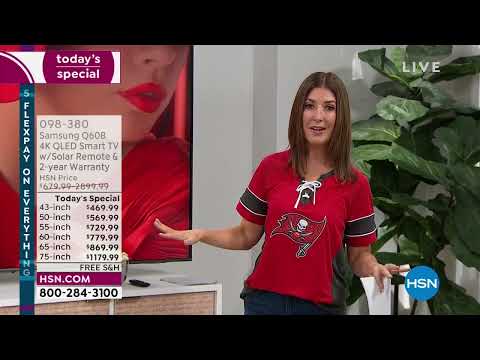 Samsung 43" Q60B 4K QLED Smart TV with Solar Remote   2Y...