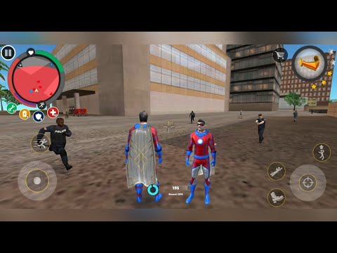 Rope Hero Vice Town IN A SUPER HERO COSTUME / Android GamePlay