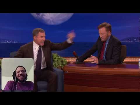 Conan gets shaved by Will Ferrell ( Reaction)