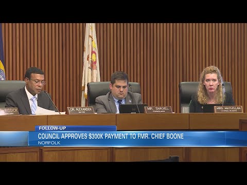 Norfolk council approves more than $307K payout for retiring police chief