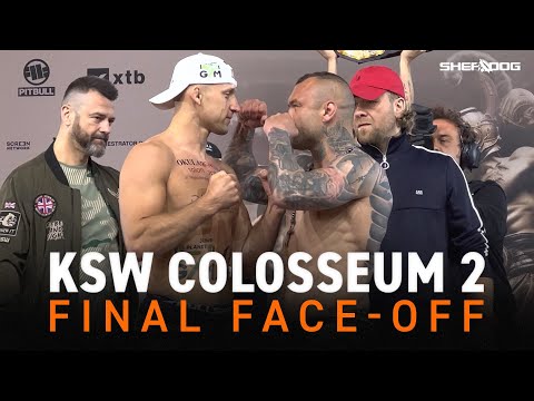 Pawel Pawlak vs. Tomasz Romanowski KSW 83: Colosseum 2 Face-off