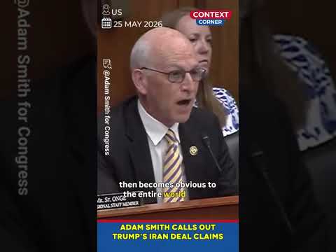 Thumbnail for Adam Smith Blasts Trump’s Iran Claims in Heated Hearing #usashort #geopolitics by Adam Smith