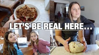 NOT SO PERFECT RELATABLE MOM LIFE! | HOMESCHOOL, MEAL PLAN, & ROUTINES