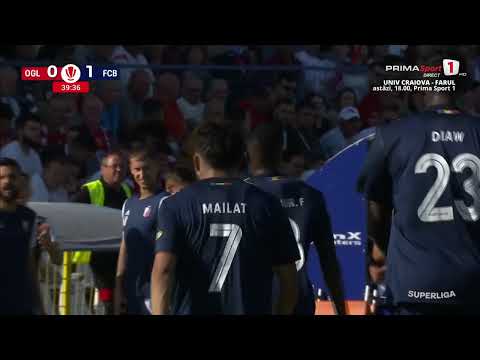 GOOOL! Oțelul - FC Botoșani 0-1. Mailat deschide scorul cu o execuție reușită din cădere