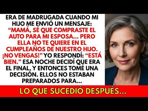 Mi hijo dijo： ＂Mi esposa no te quiere en la fiesta de nuestro hijo＂. Pero tenían una sorpresa...