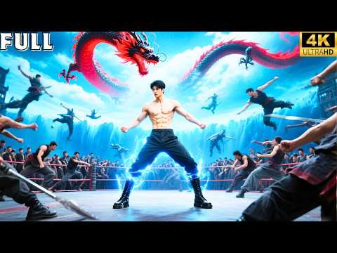 Livreur pauvre entre par erreur au tournoi💥 D’un coup, K.O. 50 hommes—famille martiale choquée