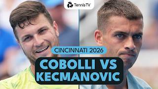 Flavio Cobolli vs Miomir Kecmanovic Match Highlights 🎯 | Cincinnati 2026