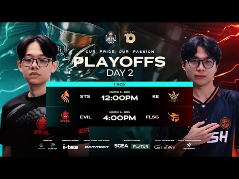 🔴 LIVE | MPL SG S10 | Playoffs Day 2