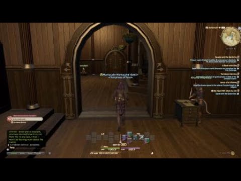 FINAL FANTASY XIV - Level 50 Leatherworking quest