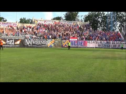 Odra Opole - Polonia Bytom (wspólny doping na meczu i fecie)