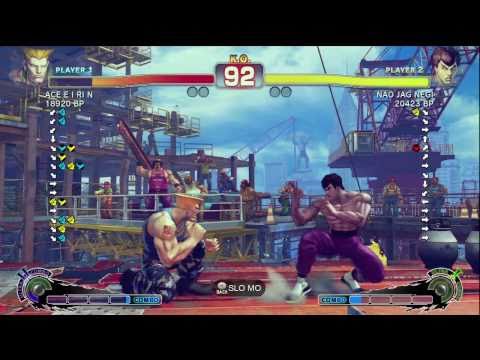 ACE・EIRIN [Guile] vs NAO JAG NEGI [Fei] SSF4 Japanese Online Ranked Matches - TRUE-HD