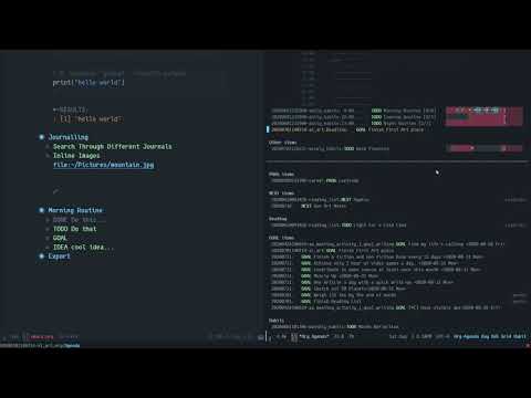 Why I Switched from Bullet Journalling to Emacs: My Org-Mode and Journal Workflow
