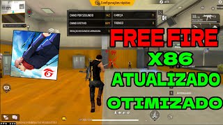 FREE FIRE X86 ATUALIZADO E MAIS OTIMIZADO🔥+NOVO BLUESTACKS 5.22 +SENSIBILIDADE+INSTALAÇAO COMPLETA 🚀