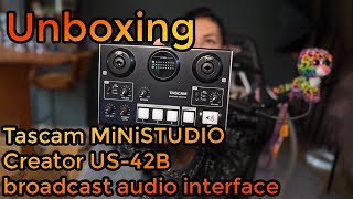 Video thumbnail for Uboxing & Review - Tascam MiNiSTUDIO Creator US 42B broadcast audio interface by Luminous Nova
