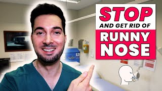 How to get rid of a runny nose and home remedy to stop fast