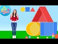 Learn The Basic Shapes In Spanish Circle Square Triangle Círculo Cuadrado Y Triángulo