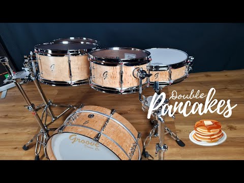 DEMO - Groove Drum Co. Double Pancake Drums! 20,10,12,14"+13"