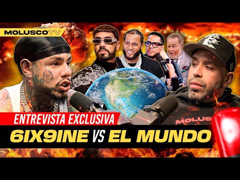 6ix9ine descarga contra TODOS: Molusco, Anuel, Alofoke, El Alfa / "Dios me llama"/ Ataud/ Embargo