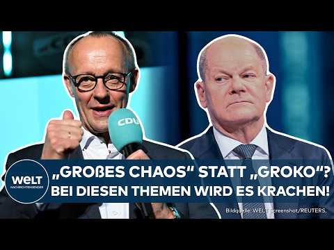 KOALITIONS-GESPRÄCHE: CDU setzt auf "GroKo"! Bürgergeld, Rente, Mindestlohn - Merz beißt auf Granit