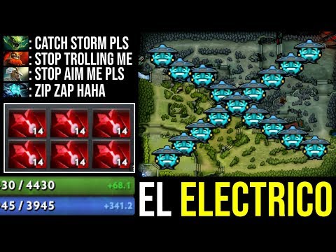 EL ELECTRICO..!! 6x Bloodstone 300+ Mana/Sec Storm Spirit by Topson 7.21c | Dota 2
