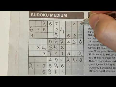 Don't talk too much, just solve it. (#425) Medium Sudoku puzzle. 02-04-2020