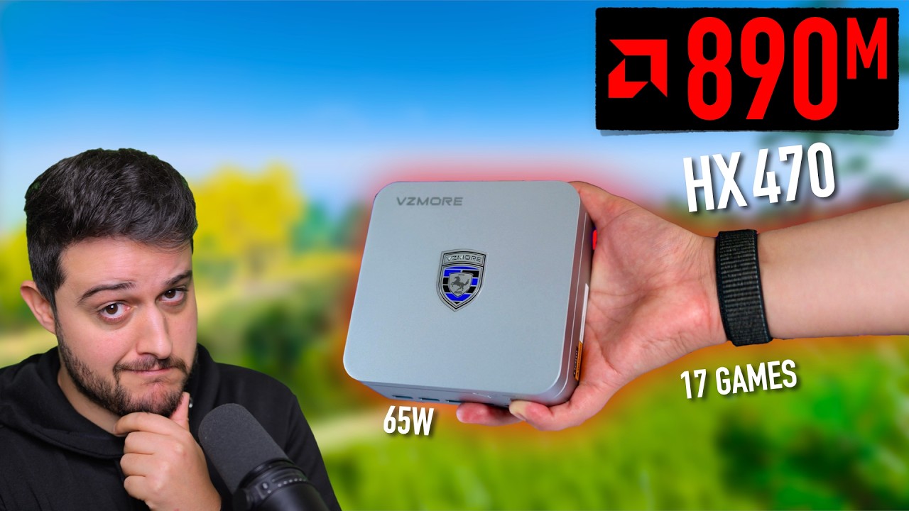 Gaming on the Ryzen AI 9 HX 470 + Radeon 890M iGPU! (ft. VZMORE AX9 Max)