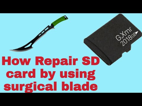 How to repair Memory card,How repair SD card by easy method