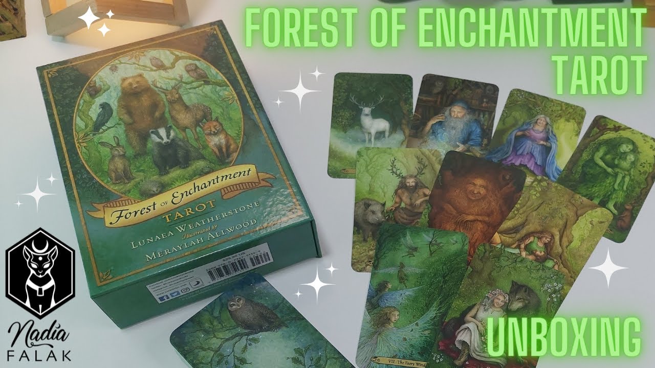 FOREST OF ENCHANTMENT TAROT 💚 Unboxing y Reseña en Español ✨ Nadia Falak