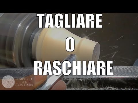 Tagliare o raschiare? La differenza è evidente.