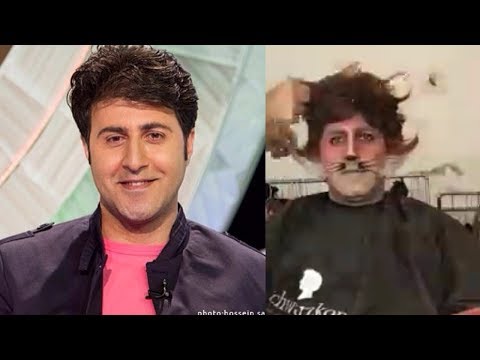 مراحل گریم هومن حاجی عبدالهی به روباه در فیلم پیشونی سفید 2