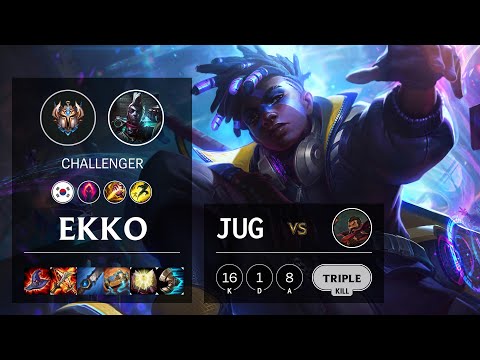 Ekko Jungle vs Graves - KR Challenger Patch 10.20