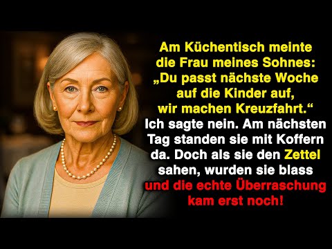Mein Sohn und seine Frau brauchen plötzlich einen Babysitter – perfekt, ich fahre weg!
