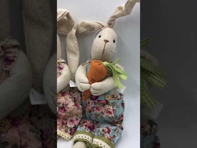 Vídeo relacionado con Genérico Gold Bunny Decorations - Heavy Duty Rabbit - Figura decorativa para tablet | Easter Holiday Party Dustproof Cover, Waterproof Gear Lid for Home Hotel Restaurant Kitchen