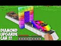 I used RAINBOW PORTAL for UPGRADE DIRT CAR TO RAINBOW CAR in Minecraft ! NEW SUPER CAR !