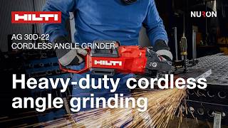 Polizor unghiular pe acumulator Hilti AG 30D-22