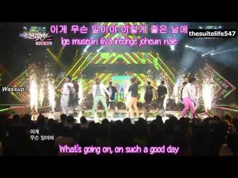 B1A4 - What's Going On [Music Bank] (13.05.17) {Hangul, Romanization, Eng Sub, Fanchants}