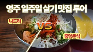 영주 일주일 살기 맛집 투어 나드리 중앙분식 쫄면부터 로컬 음식까지