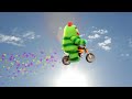 Brobee Flies On A Motorbike