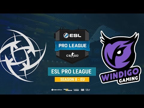NiP vs Windigo - ESL Pro League S8 EU - bo1 - de_mirage [CrystalMay & Anishared]