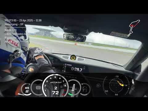 Nürburgring GP im Porsche 992 GT3 RS – Onboard Hot Lap mit Datenanzeige | Real Sound