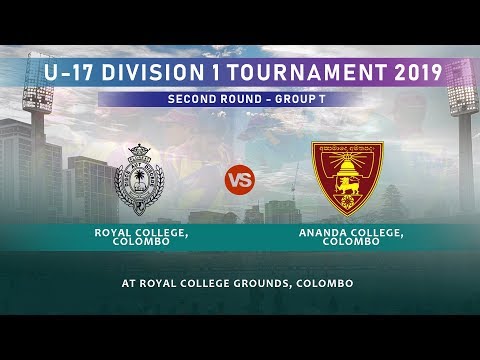 U-17 Division 1 Tournament 2019 - Second Round - Group T [Ananda, Colombo vs Royal, Colombo]