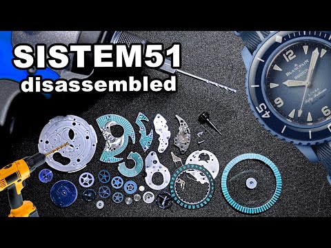 Disassembling the SISTEM51 Movement similar to the one inside the new Swatch x Blancpain