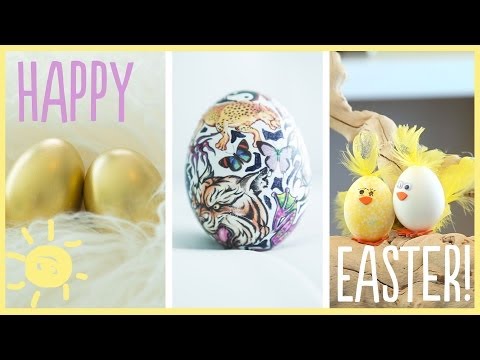 Dye-Free Easter Egg Decorations