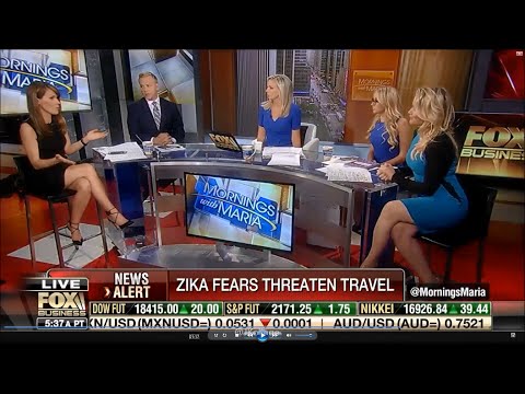 09-01-16 Kat Timpf on Mornings with Maria - Zika Fears Impact Travel