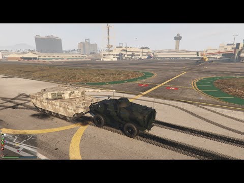 GTA 5 Durability Test (Rhino Tank vs. HVY APC)