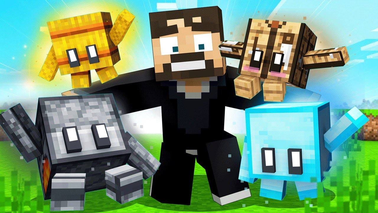 Blocks are Pets in Minecraft