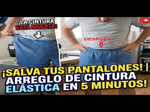CAMBIA y RENUEVA el elástico de un PANTALÓN- fácil y rápido