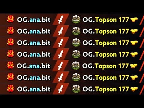 When Ana Pick Ti8 Winning Hero vs Topson - RIP Toying Topson 7.22D Dota 2