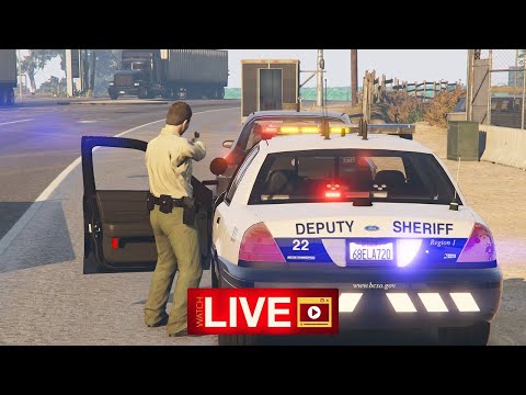 GTA 5 LSPDFR - [LIVE STREAM] Sheriff Division New Callout Pack - Lets GO!